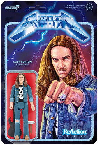 Metallica - Super7 - Cliff Burton ReAction Figure (Collectible, Figure, Action Figure) | Action Figure