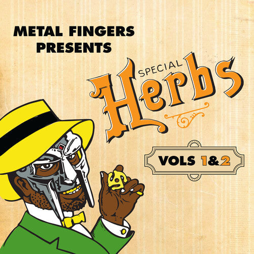 MF Doom - Metal Fingers Presents: Special Herbs Vols. 1 & 2 (Mustard Yellow Colored Vinyl Gatefold 2Lp) | Vinyl
