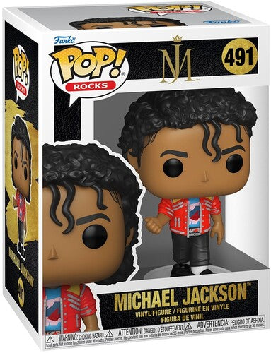 Michael Jackson | Funko POP! Rocks: Michael Jackson - Beat It (Vinyl Figure, Collectible) | Action Figure