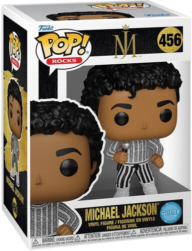 Michael Jackson - Funko POP! Rocks: Michael Jackson - (Glitter) (Vinyl Figure, Collectible) | Action Figure