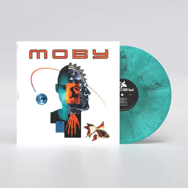 Moby - Moby (Black, White & Blue Marbled Colored Vinyl, 140 Gram Vinyl) | Vinyl