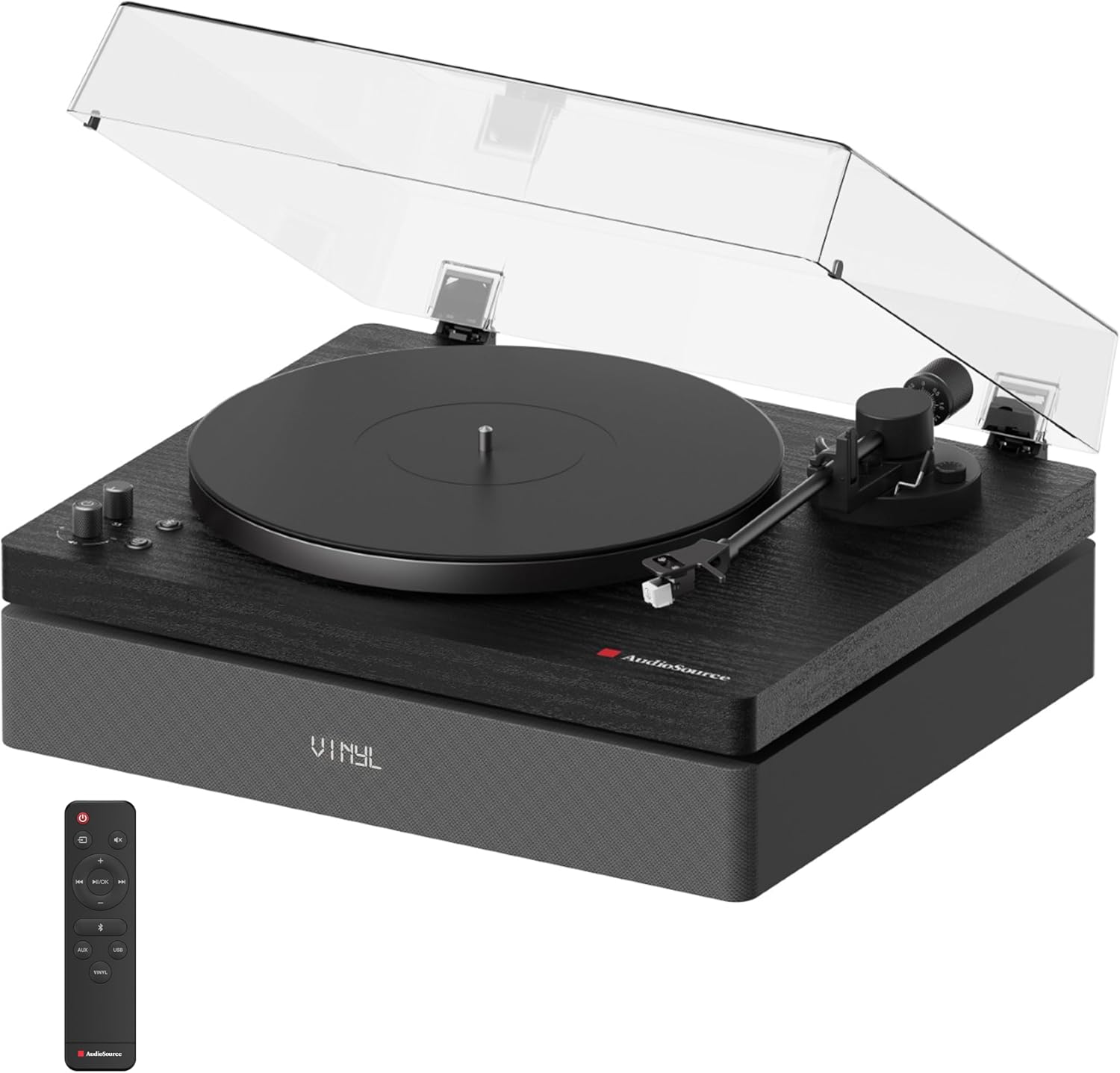 Monostereo One Stop - AudioSource Record Player, All-in-one Turntable with 2.1 Channel Built-in Speaker (Copy) | Turntables