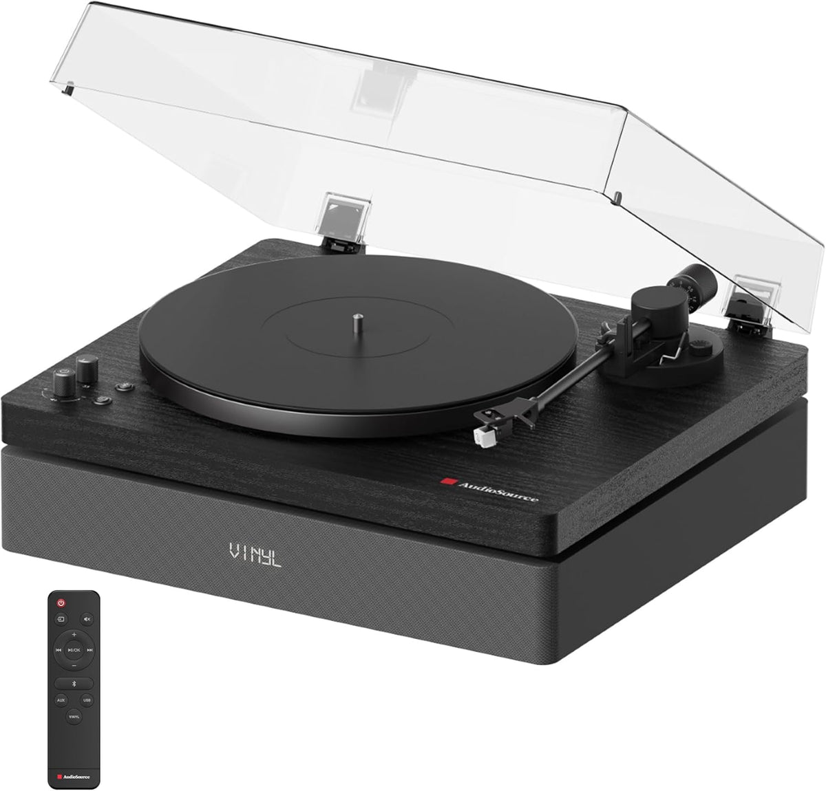 Audiosource - AudioSource Record Player, All-in-one Turntable with 2.1 Channel Built-in Speaker | Turntables