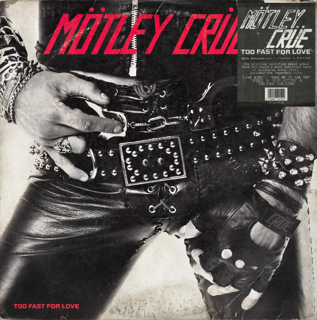 Motley Crue - Too Fast For Love (Indie Exclusive, Black & Red Smoke Colored Vinyl, 45th Anniversary Edition) | Vinyl