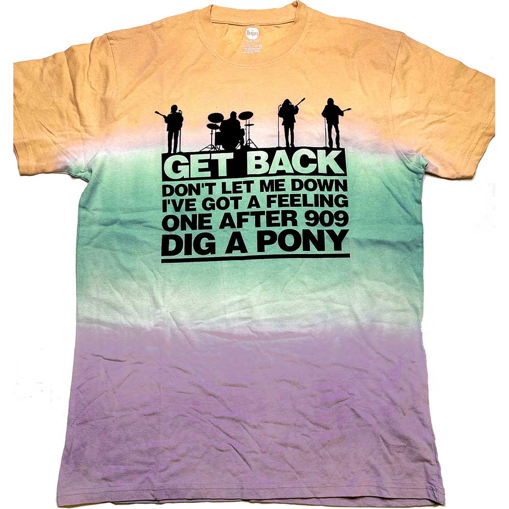 The Beatles - Get Back Gradient | T-Shirt Multicolour
