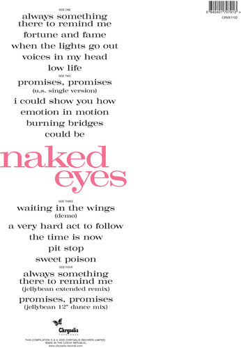 Naked Eyes | Naked Eyes (Limited Edition, Blue Colored Vinyl, 2025 Remastered Edition) (2 Lp's) | Vinyl