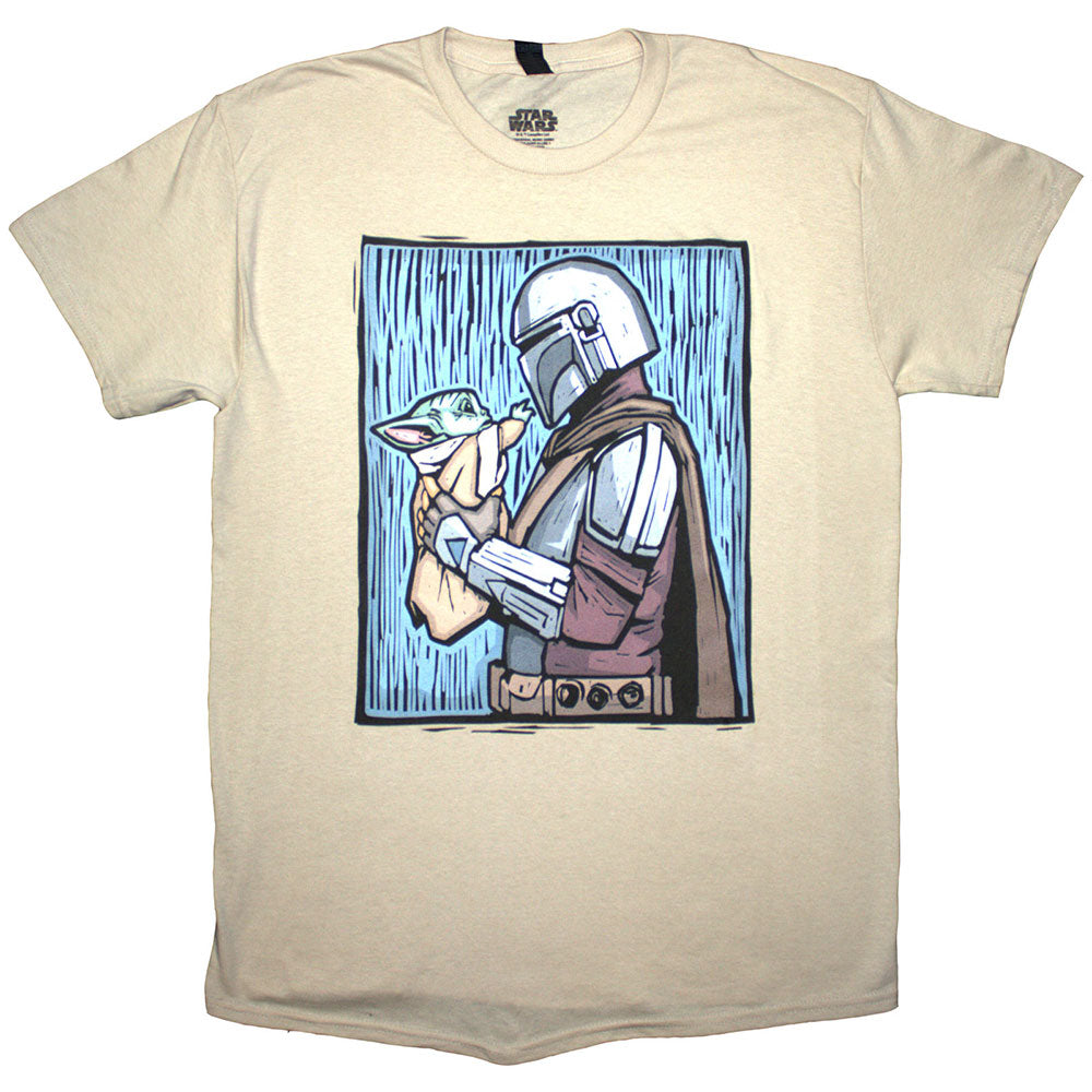 Star Wars | The Mandalorian Holding Grogu | Neutral