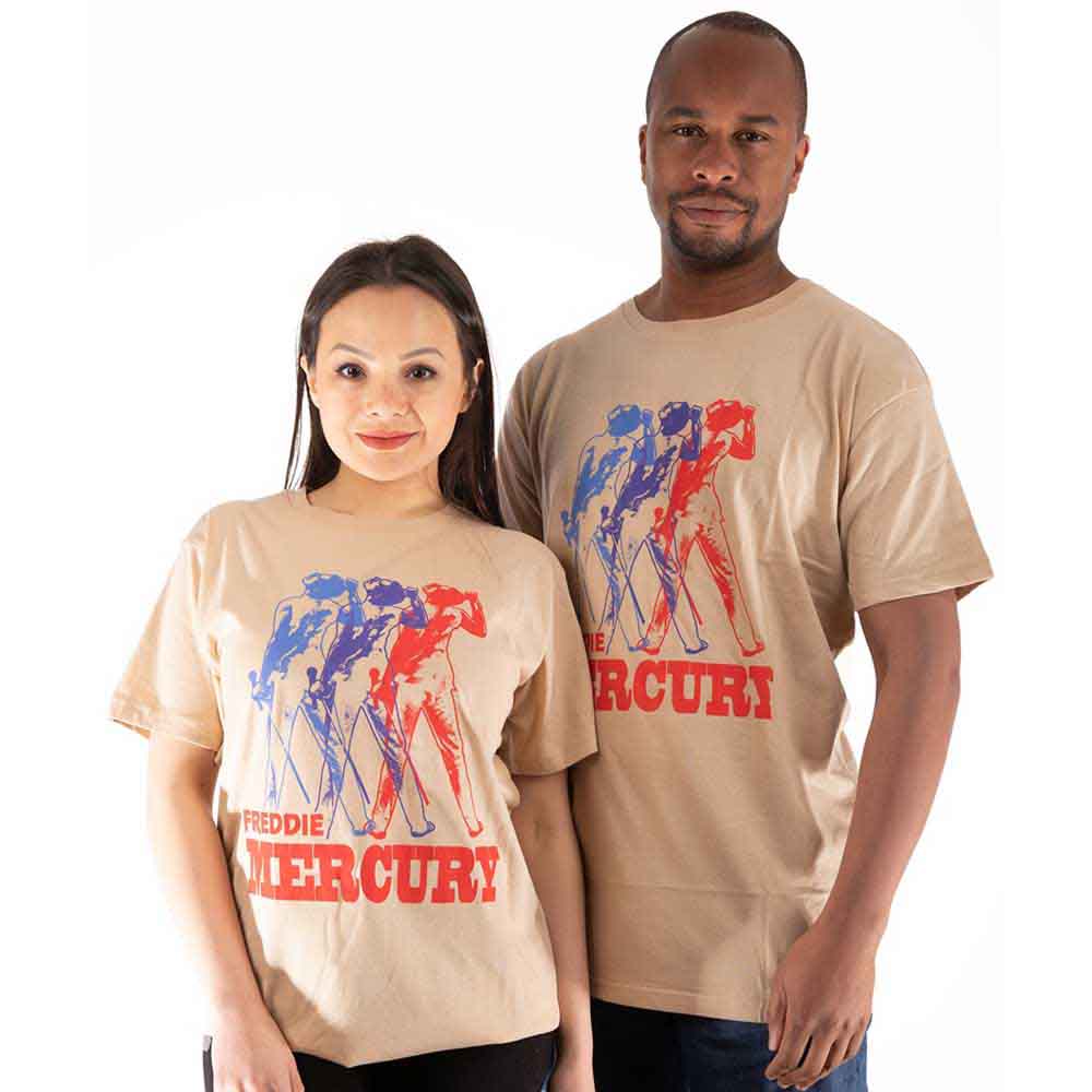 Freddie Mercury - Multicolour Photo | T-Shirt Neutral