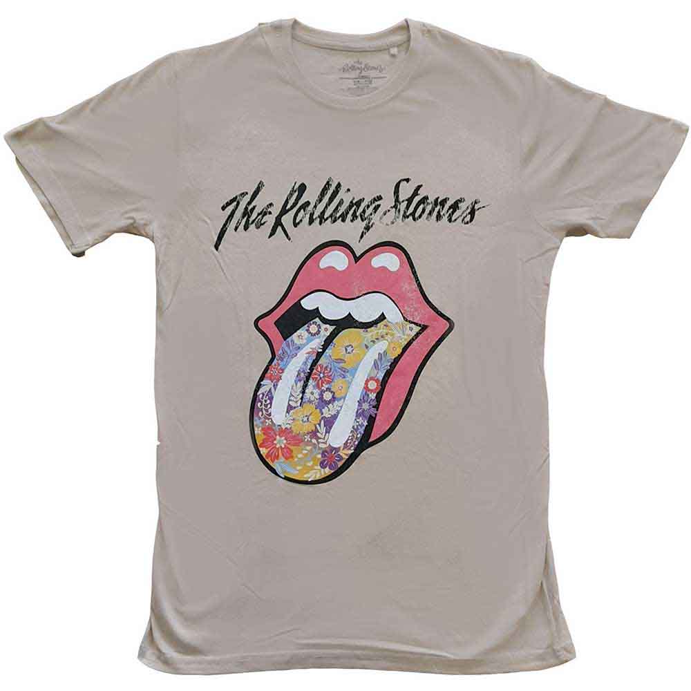 The Rolling Stones - Flowers Tongue | T-Shirt Neutral