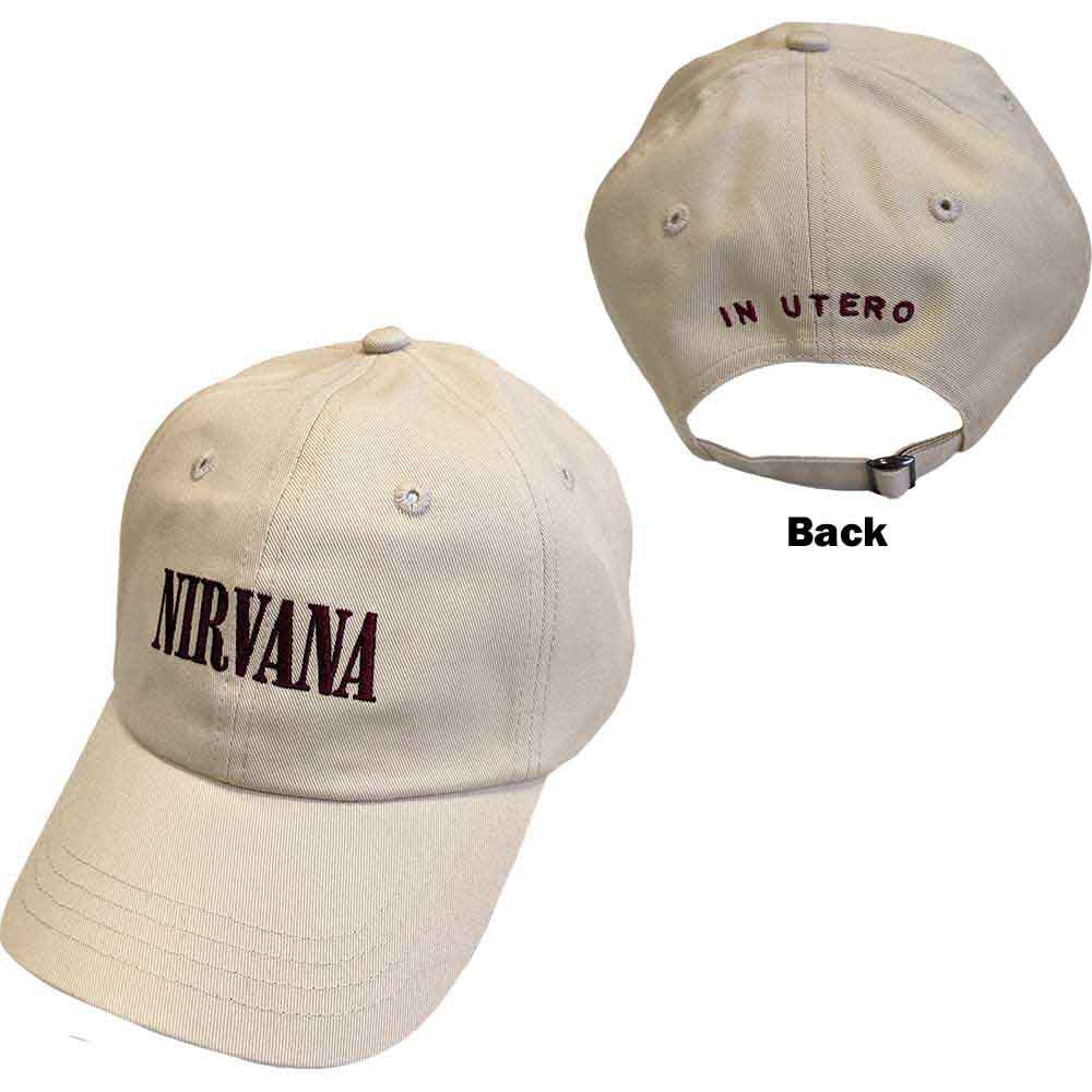 Nirvana - Text Logo in Utero | Hat Neutral