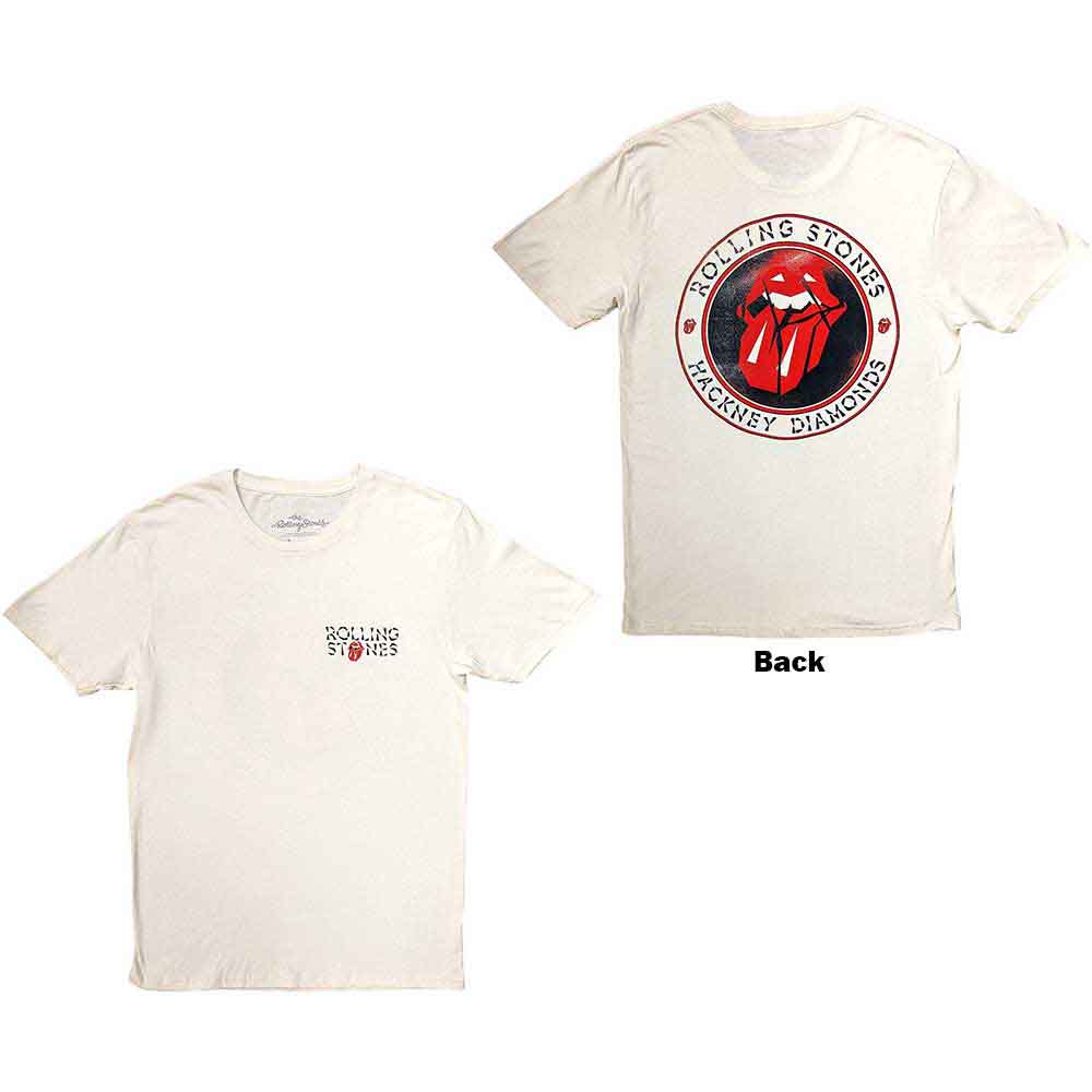 The Rolling Stones - Hackney Diamonds Circle Label | T-Shirt Neutral