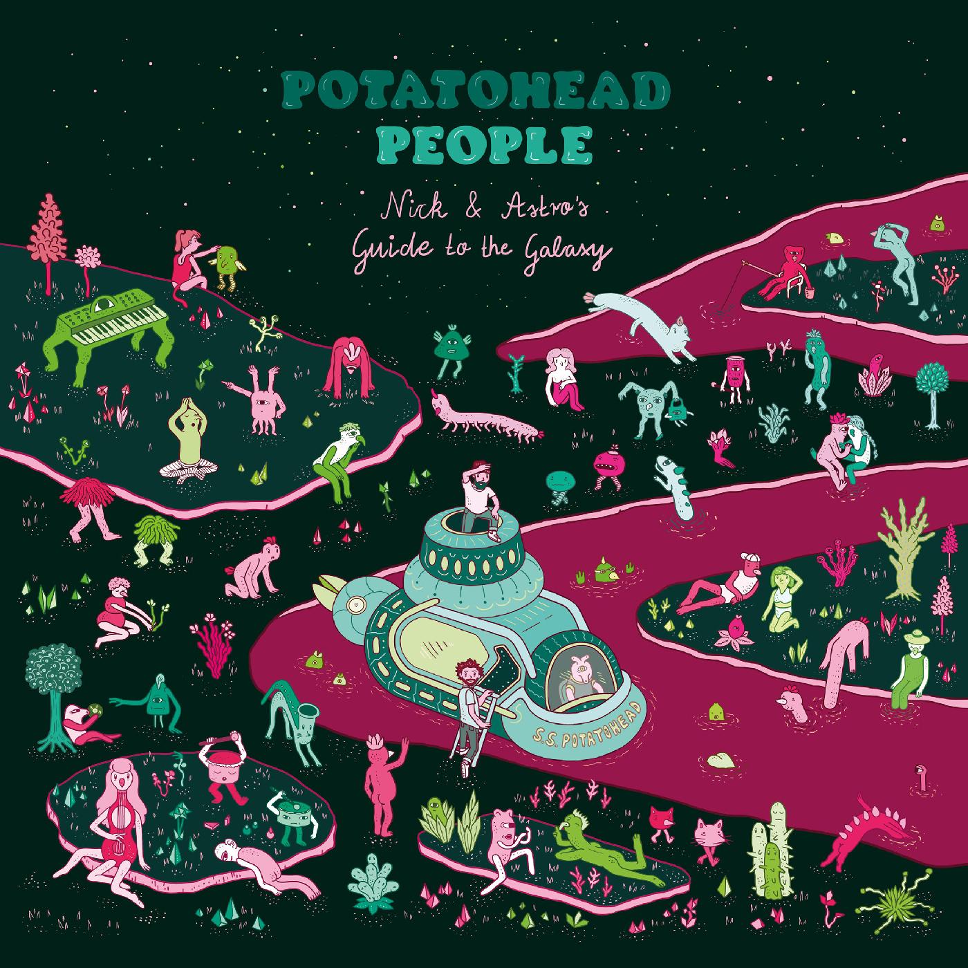 Potatohead People - Nick & Astro's Guide To The Galaxy (RED & BLACK SWIRL VINYL) | Vinyl