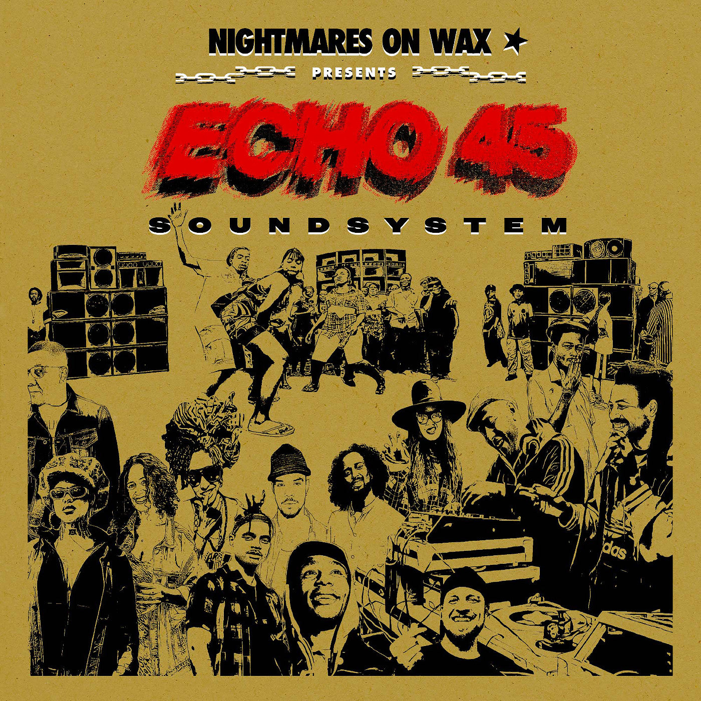 Nightmares On Wax | Echo45 Sound System (Gold Vinyl) | Vinyl