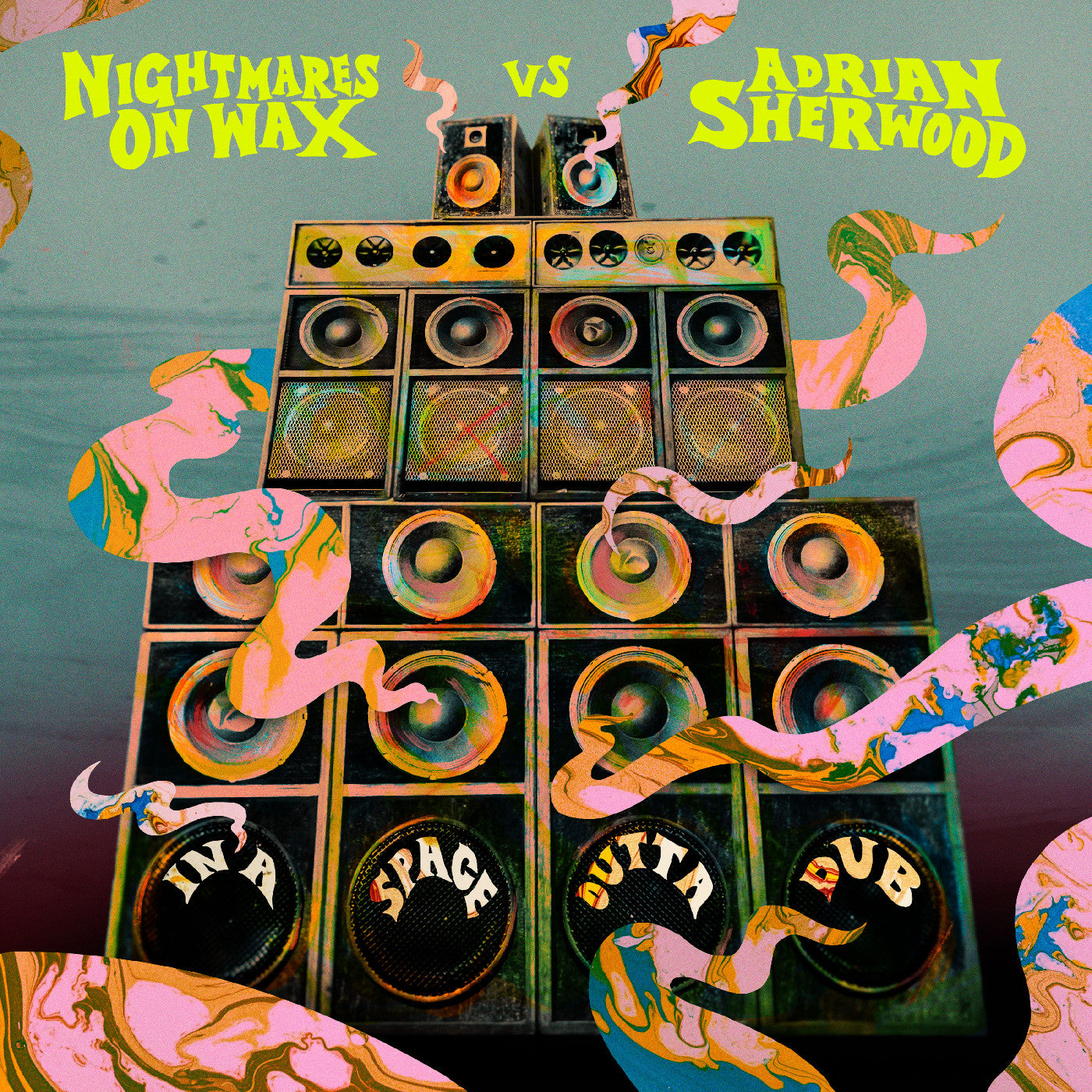 Nightmares On Wax Vs Adrian Sherwood | In A Space Outta Dub (Light Rosé Vinyl) | Vinyl