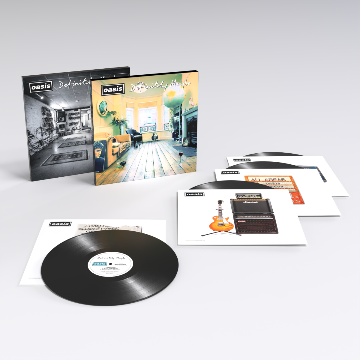 Oasis | Definitely Maybe : 30th Anniversary Edition (Bonus Tracks, New Artwork) (Box Set) (3 Lp's) | Vinyl