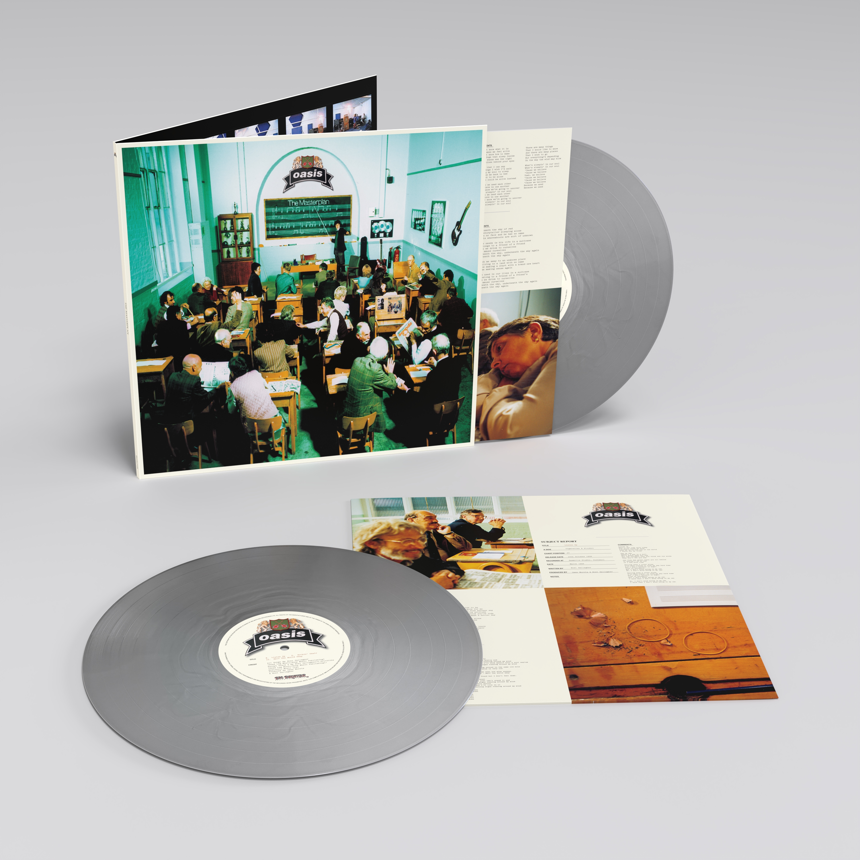 Oasis - The Masterplan (25th Anniversary Edition, Remastered) (Silver Colored Vinyl) (2 Lp's) | Vinyl