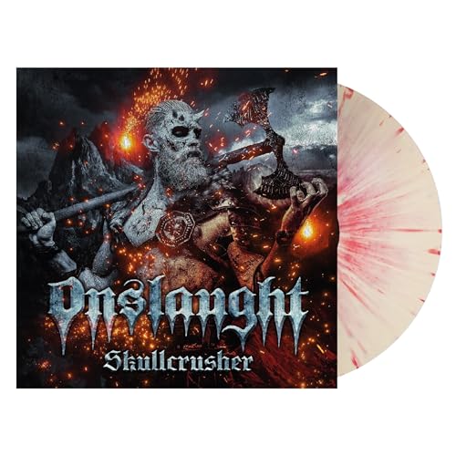 Onslaught - Skullcrusher (White W/ Red Splatter Vinyl) | Vinyl