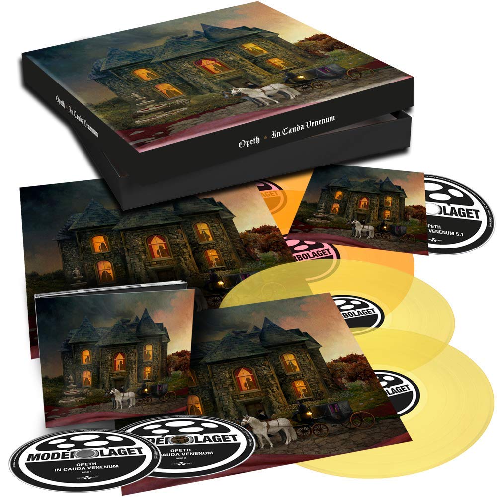 Opeth - In Cauda Venenum (Connoisseur Edition) (Clear Vinyl, Boxed Set, Indie Exclusive, Remastered, Remixed) (5 Lp's) | Vinyl