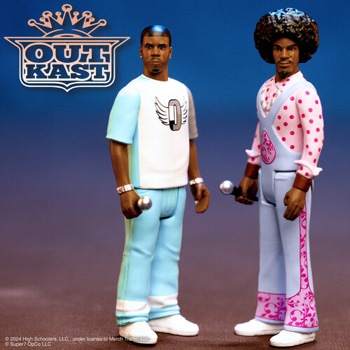 OutKast - Super7 - OutKast - ReAction Figures Wv3 - OutKast (Big Boi & Dre Present) (Collectible, Action Figure) | Action Figure