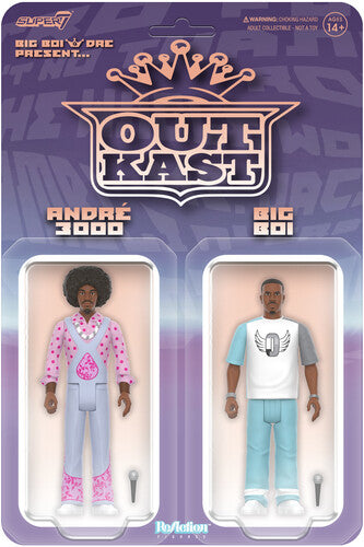 OutKast - Super7 - OutKast - ReAction Figures Wv3 - OutKast (Big Boi & Dre Present) (Collectible, Action Figure) | Action Figure