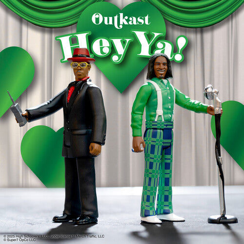 OutKast - Super7 - OutKast - ReAction Figures Wv4 - Hey Ya! 2-Pack (Action Figure, Collectible) | Action Figure