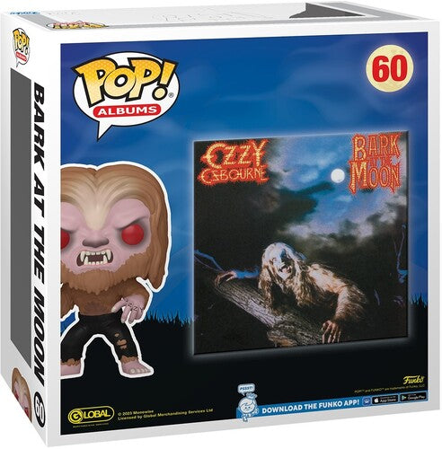 Ozzy Osbourne | FUNKO POP! Cover with Case: Ozzy Osbourne - Bark at the Moon (Flocked) (Large Item, Vinyl Figure) | Action Figure