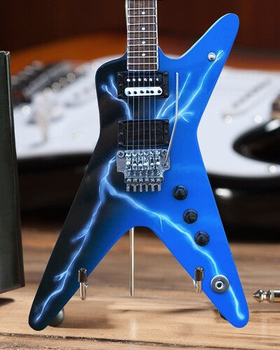 Pantera | Dimebag Darrell Pantera Dean From Hell Lightning Bolt Mini Guitar Replica Collectible (Collectible, Figure) | Action Figure