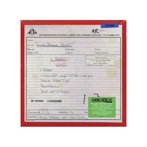 Parsons,Alan - I Robot (Work In Progress) (Rsd 4.12.25) | Vinyl