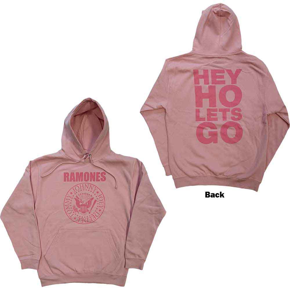Ramones - Pink Hey Ho Seal | Sweatshirt Pink