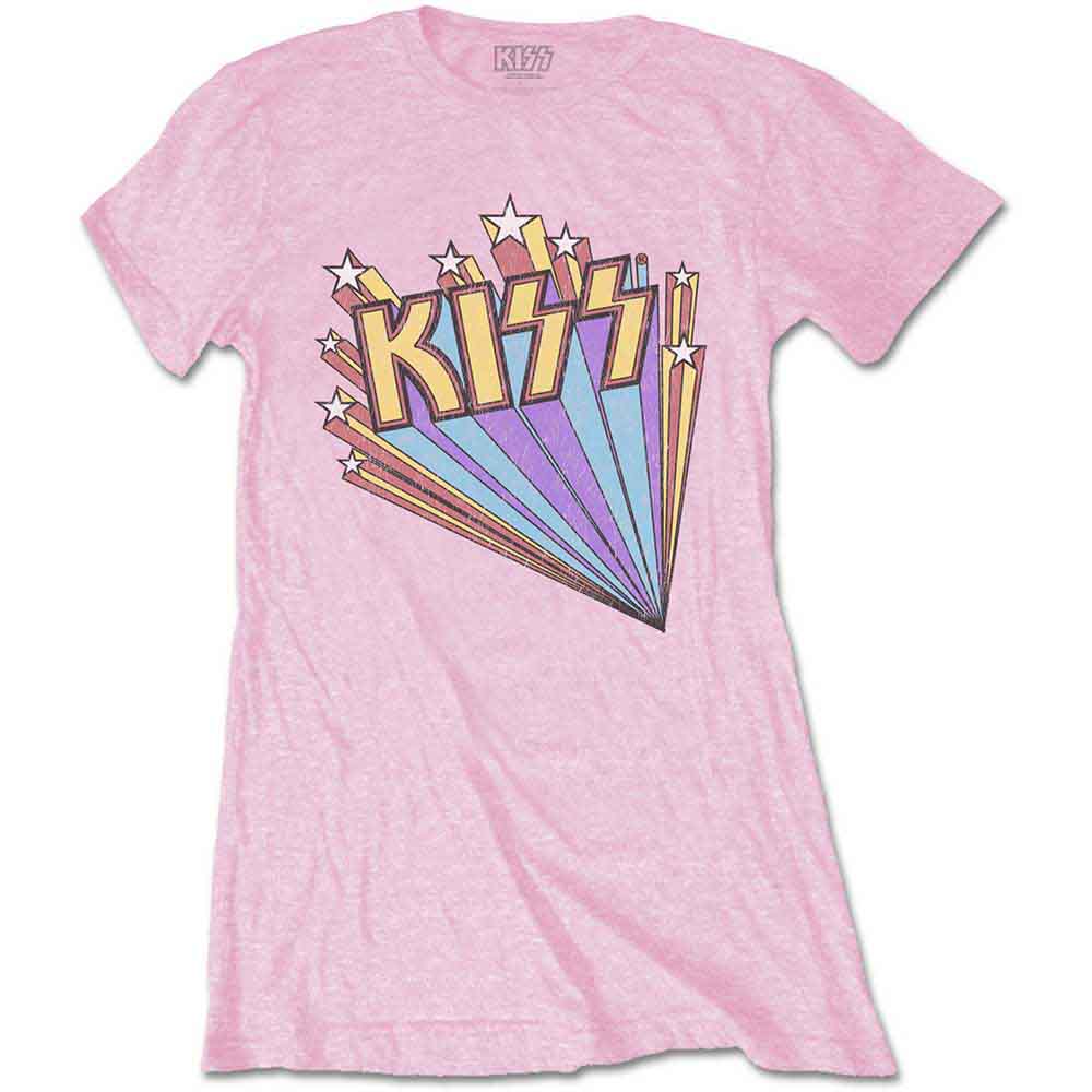 KISS - Stars | T-Shirt Pink