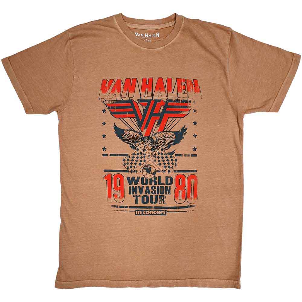 Van Halen - World Invasion | T-Shirt Pink