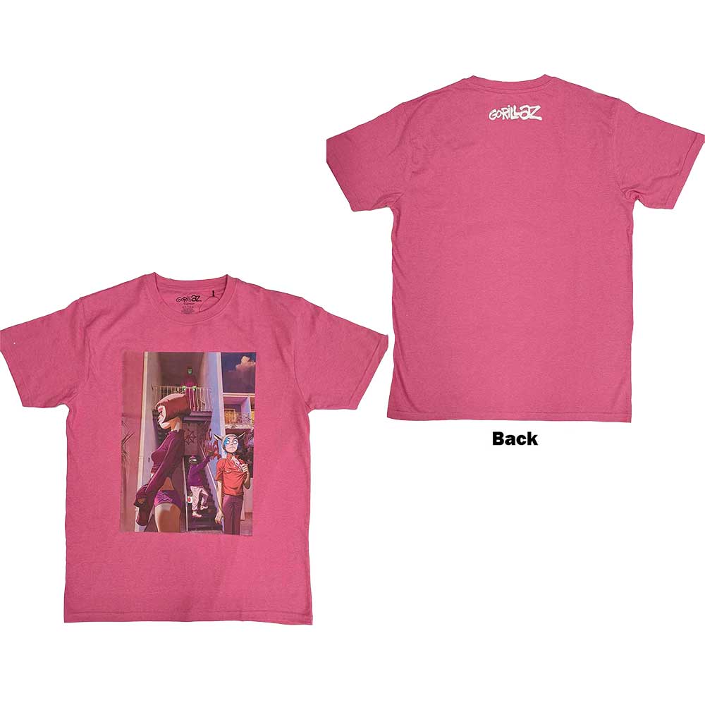 Gorillaz - The Static Channel | T-Shirt Pink