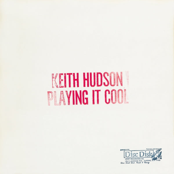 Keith Hudson | Playing It Cool & Playing It Right | Vinyl
