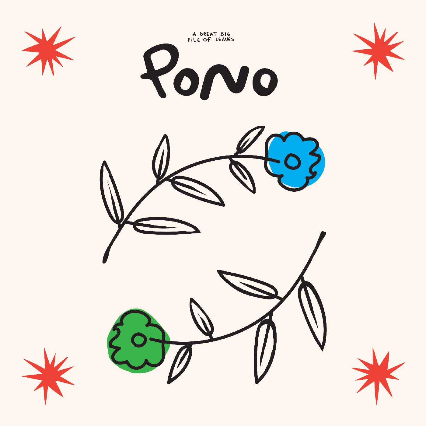 A Great Big Pile of Leaves | Pono (LIMITED WHITE, GREEEN, & BLUE MARBLED VINYL) | Vinyl