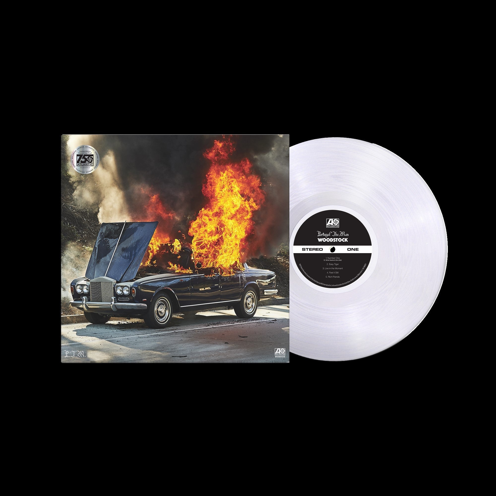 Portugal. The Man - Woodstock (ROCKTOBER / ATL75) (Crystal Clear Diamond Vinyl) | Vinyl