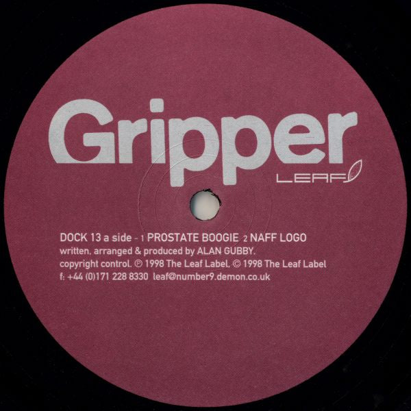 Gripper - Prostate Boogie - 12" EP | Vinyl