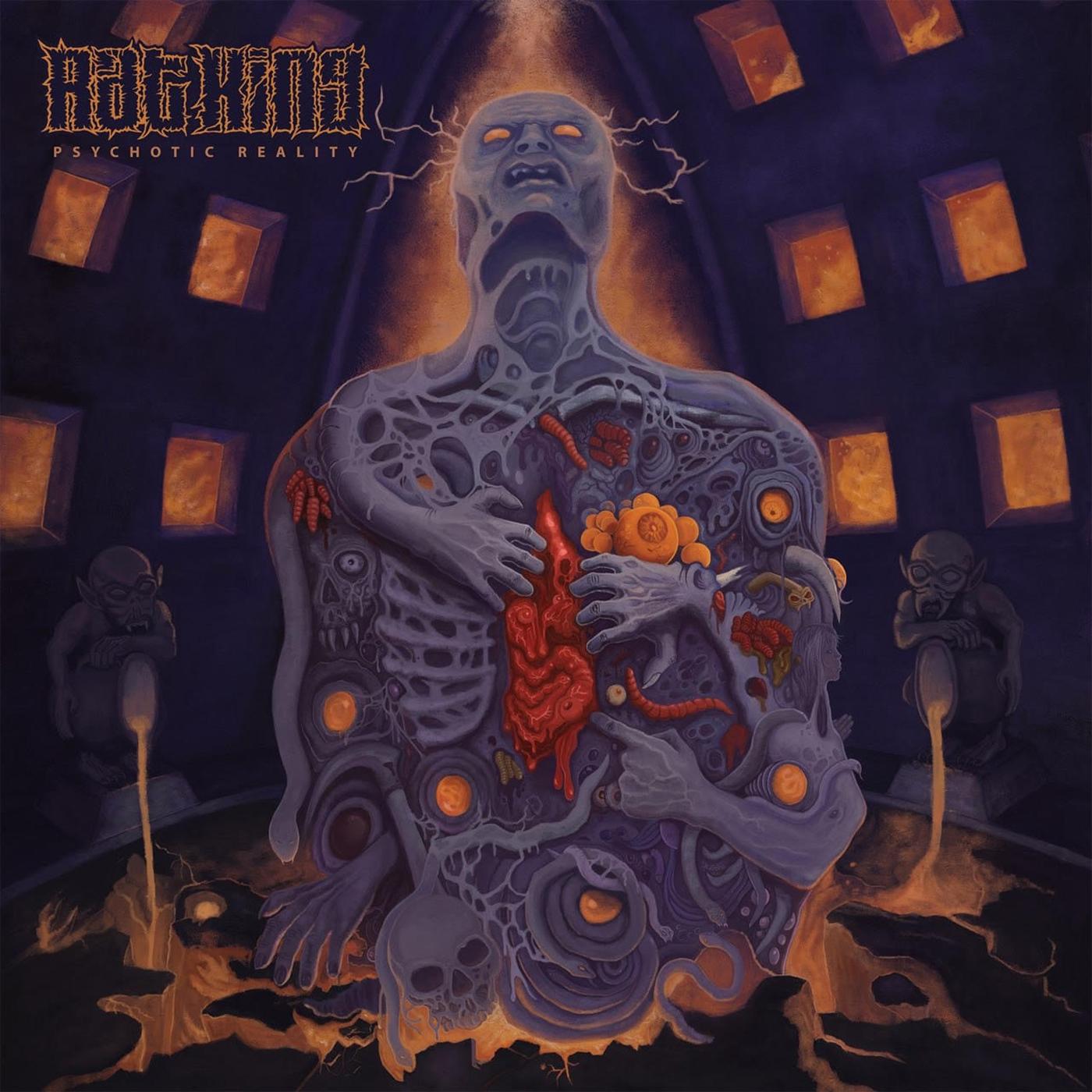 Rat King - Psychotic Reality (CLEAR WITH DEEP PURPLE & ORANGE SPLATTER VINYL) | Vinyl