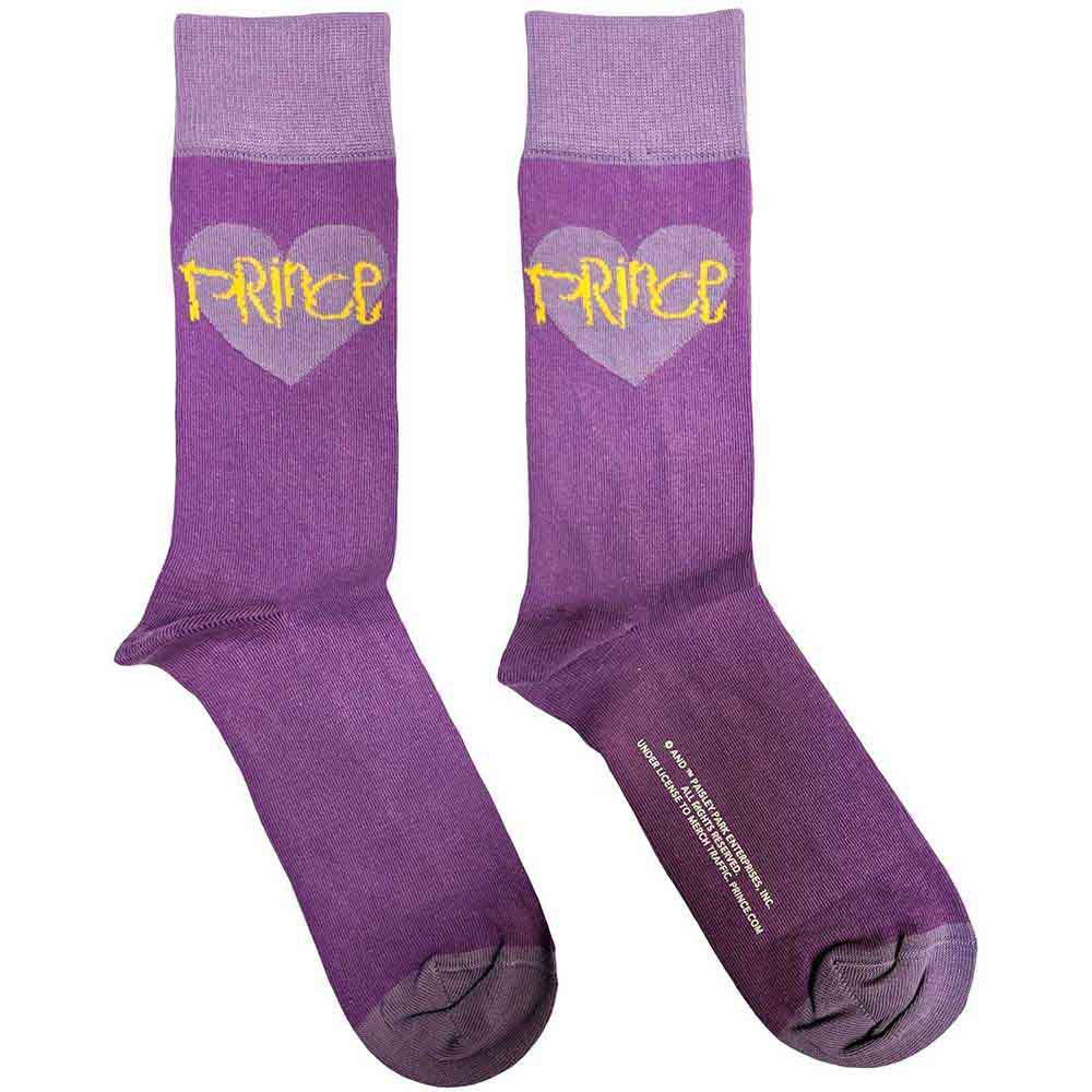 Prince - Purple Heart | Socks Purple