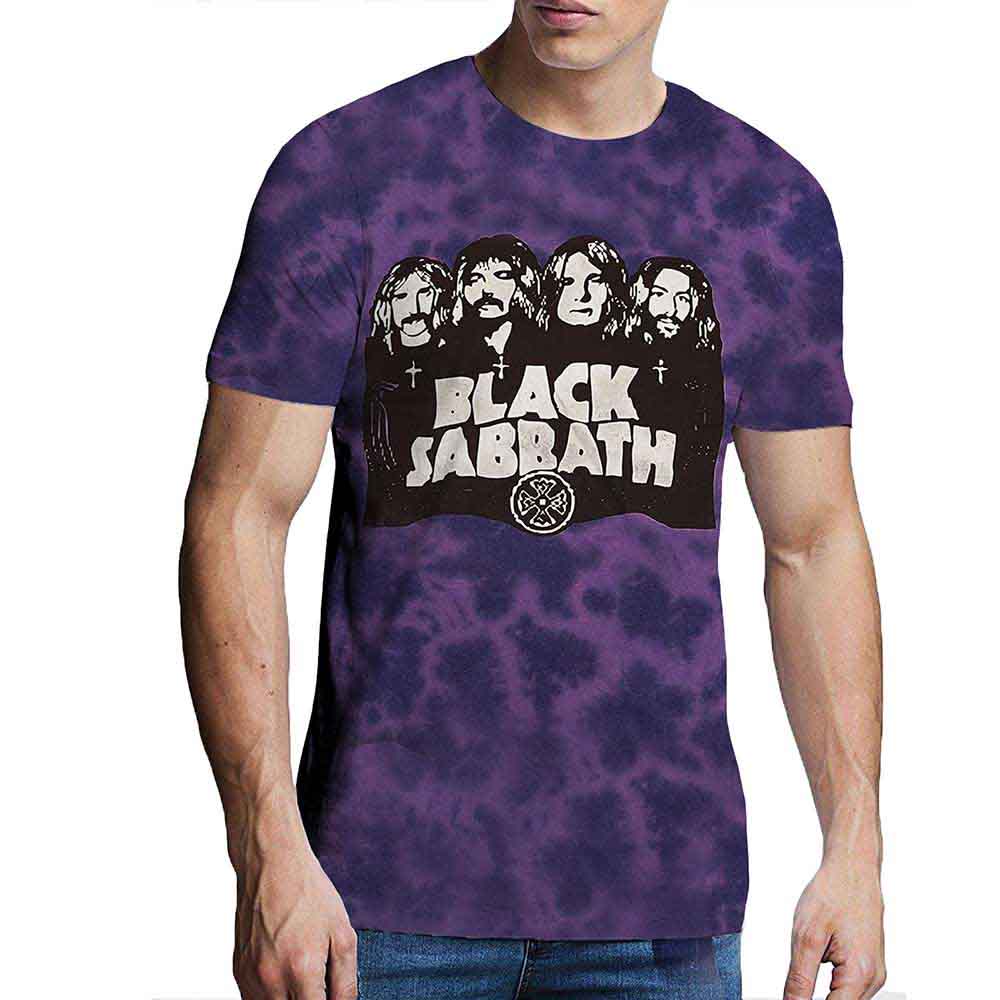 Black Sabbath - Band & Logo | T-Shirt Purple