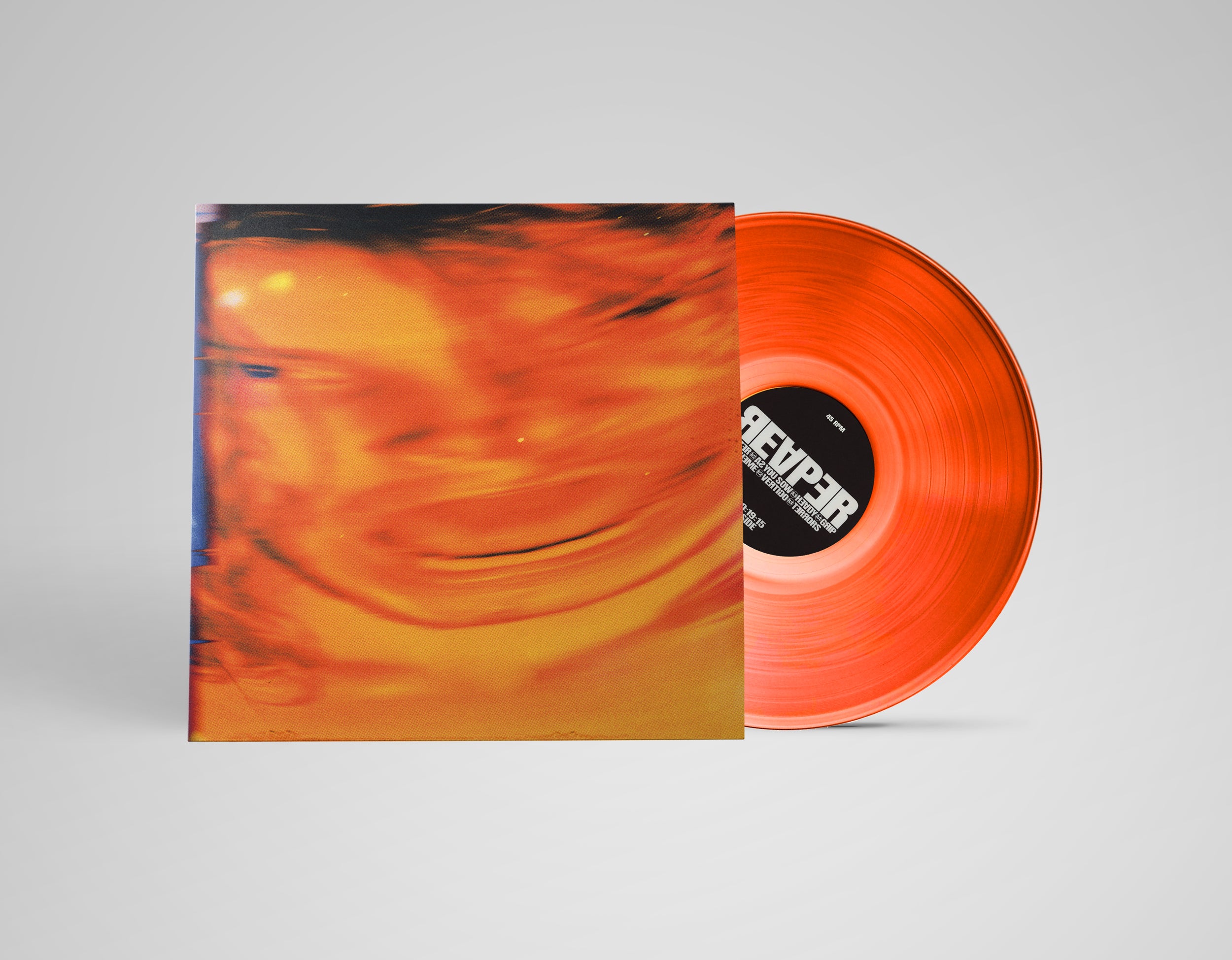 Reaper | heady (Translucent Orange "Eco-Sonic" Injection Mold Pressing) | Vinyl