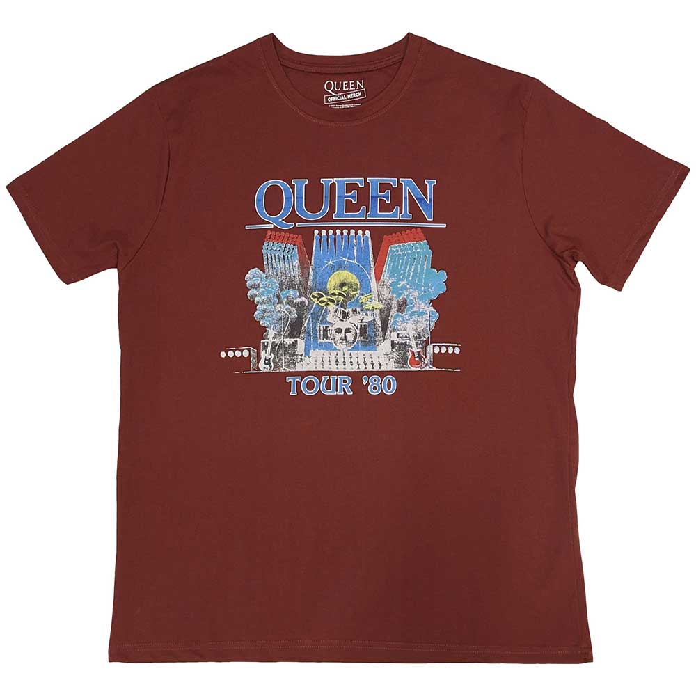 Queen - Tour '80 | T-Shirt Red