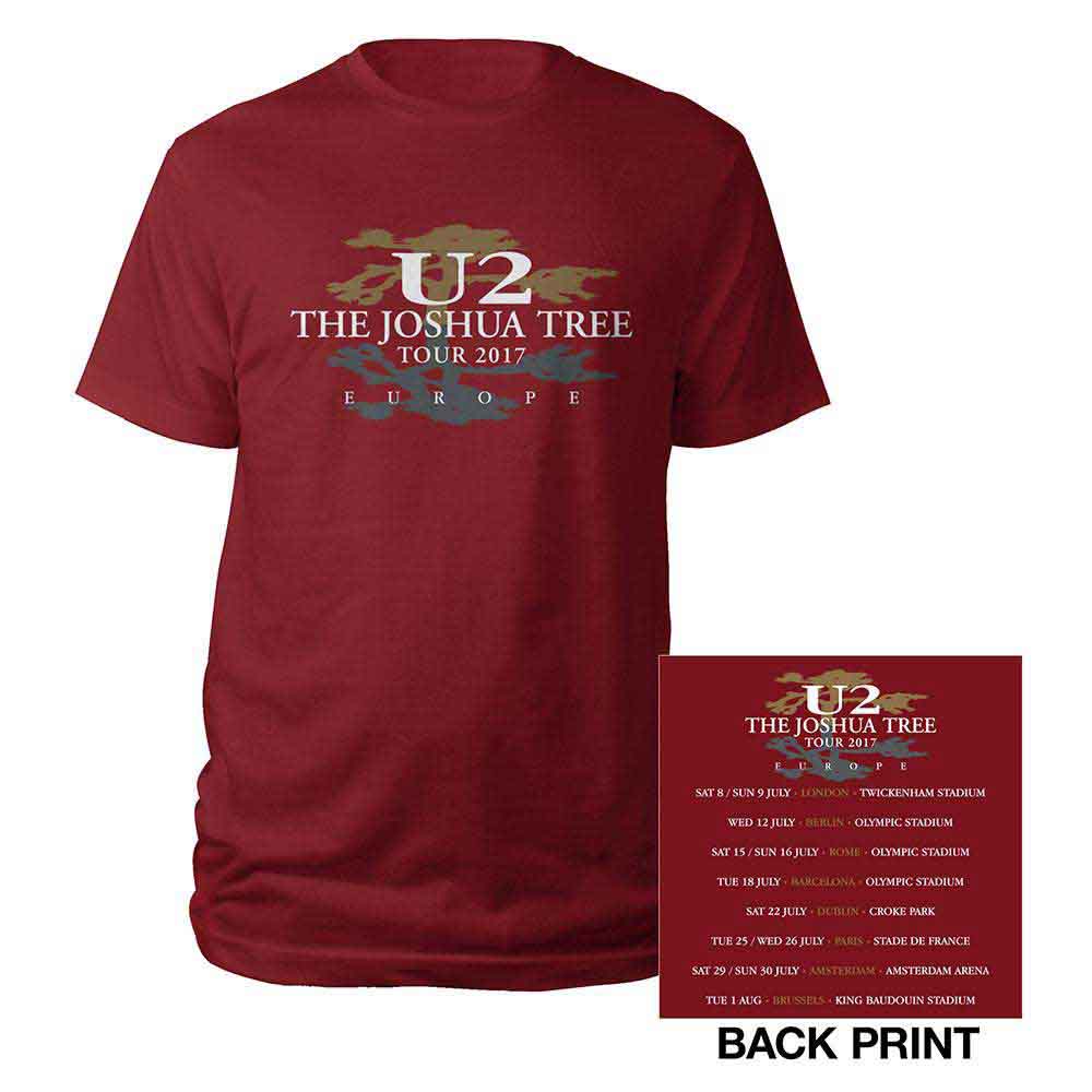 U2 - Joshua Tree 2017 | T-Shirt Red