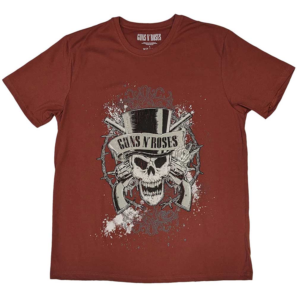 Guns N' Roses - Faded Skull | T-Shirt Red