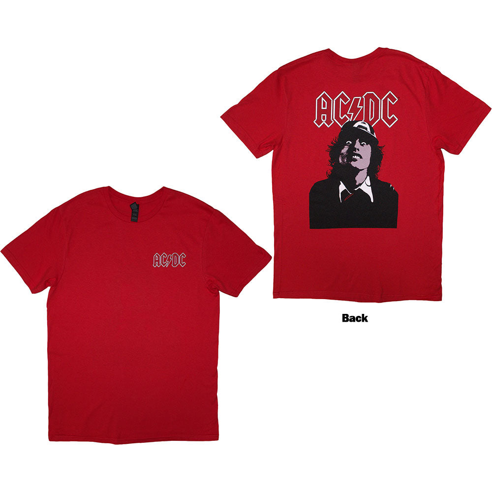 AC/DC - Mini Logo / Lock Up Your Daughters | Red