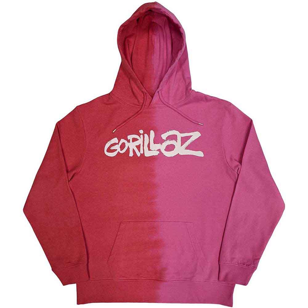Gorillaz - Two-Tone Brush Logo | Sweatshirt Red