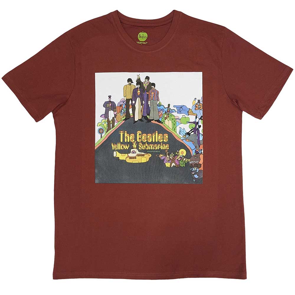 The Beatles - Yellow Submarine Album Cover | T-Shirt Red