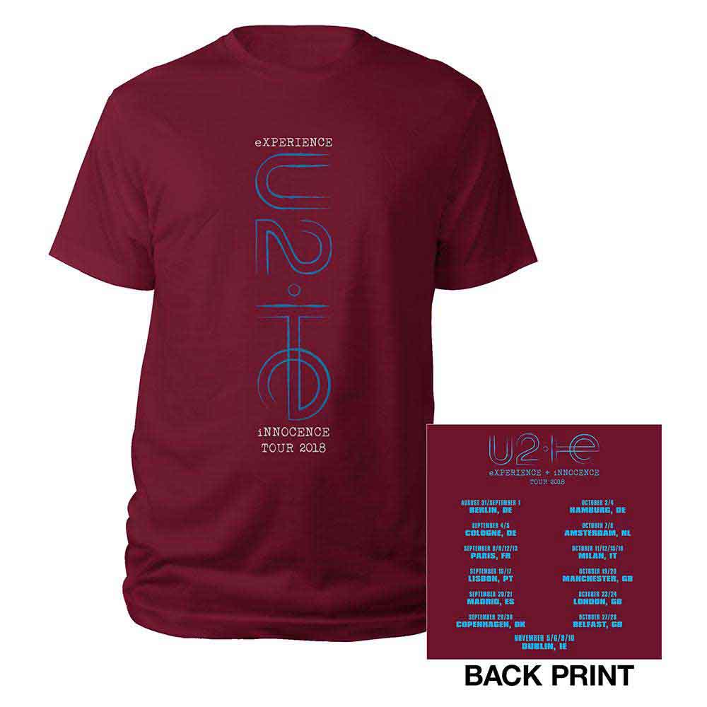 U2 - I+E London Event 2018 | T-Shirt Red