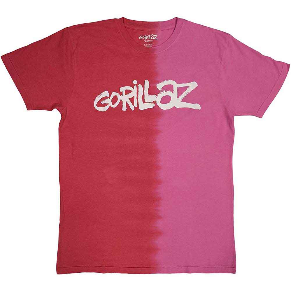 Gorillaz - Two-Tone Brush Logo | T-Shirt Red