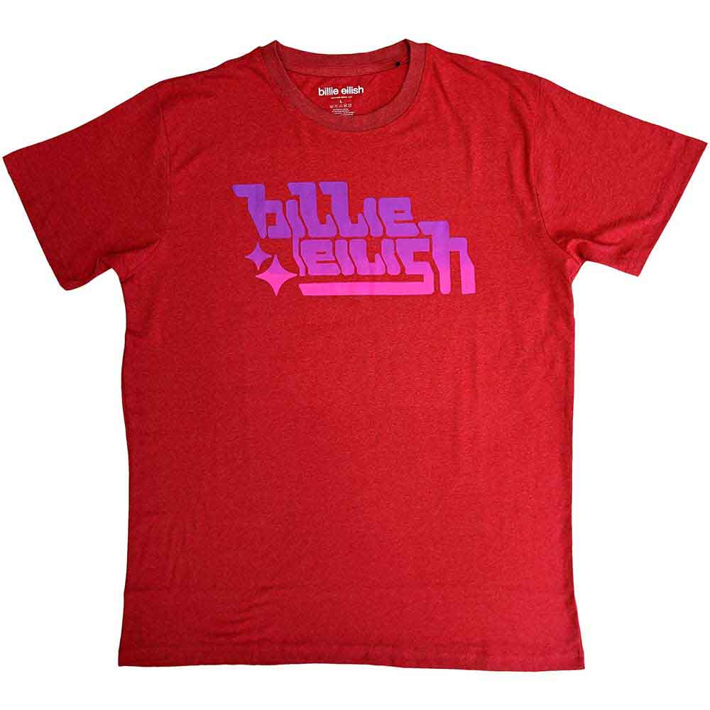 Billie Eilish - Purple Logo | T-Shirt Red