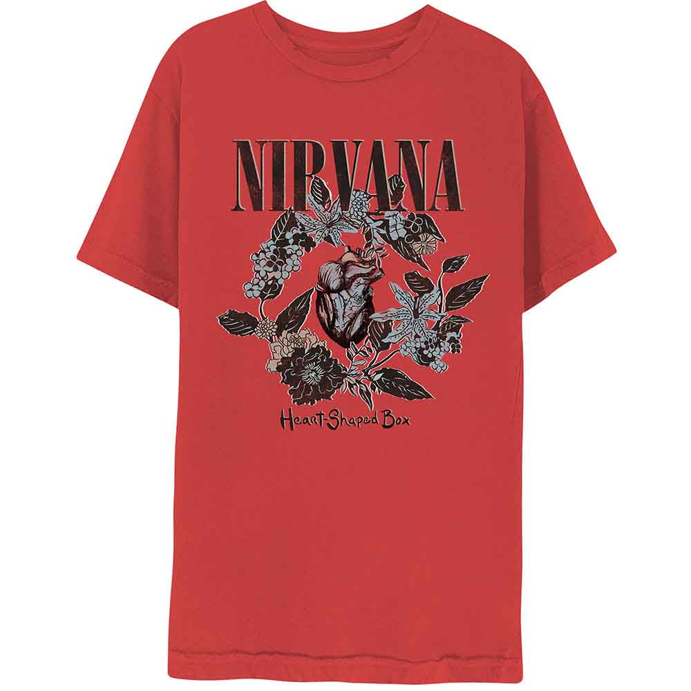 Nirvana - Heart Shape Box | T-Shirt Red